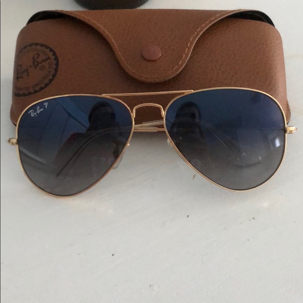 Ray bans polarized aviators